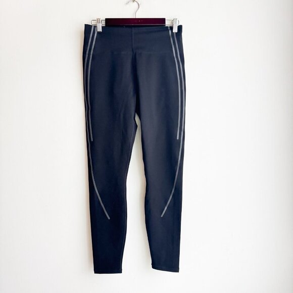 Fabletics Black Define reflective stripe leggings L - Picture 1 of 5